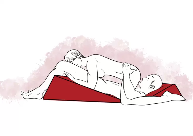 Набор подушек для любви Liberator Wedge/Ramp Combo - фиолетовый