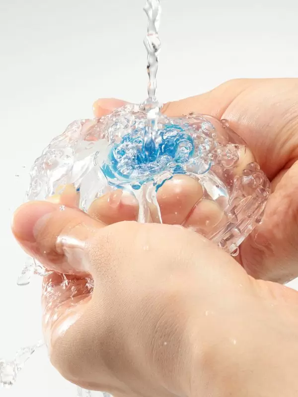 Инновационный вакуумный мастурбатор Tenga Aero Cobalt Ring. 10 уровней контроля всасывания, АБС/эластомер/силикон