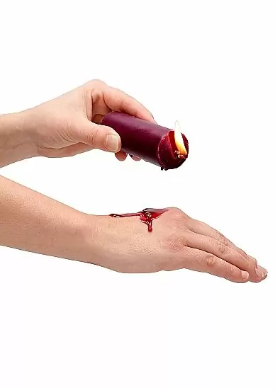 Восковая BDSM свеча Shots toys Wax Play с ароматом розы, 100 гр