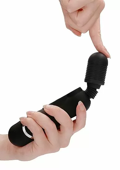 Универсальный массажер Silicone Massage Wand -  черный