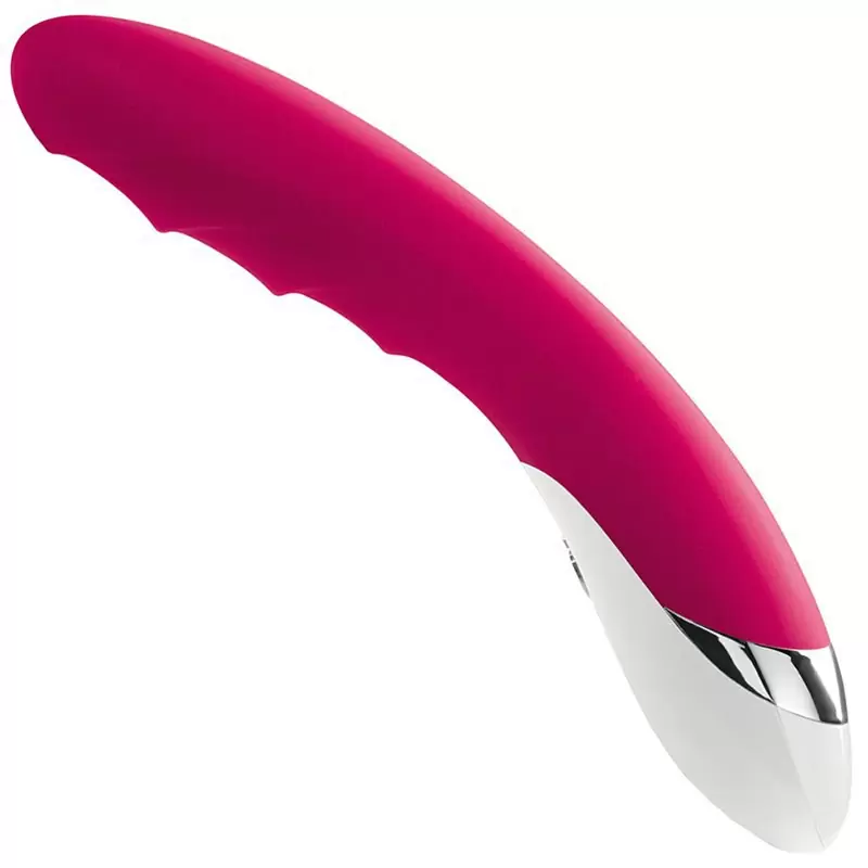 Вибромассажер Sassy Simon рельефный – фуксия