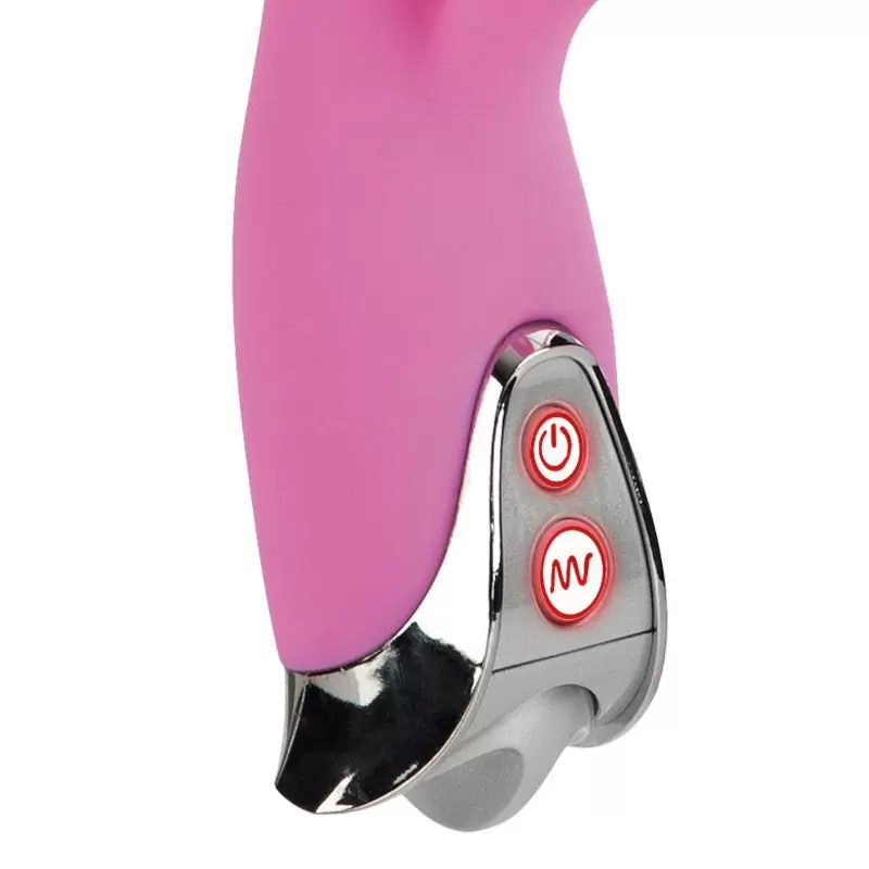 Вибромассажер E.V.A. 2 – Extreme Vibrating Action со стимуляцией клитора – розовый