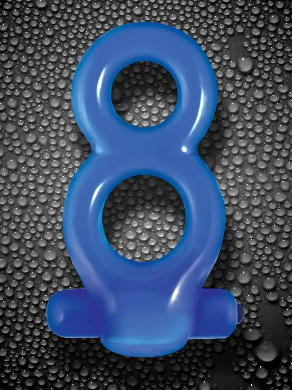 Эрекционное вибро-кольцо Renegade - Blue