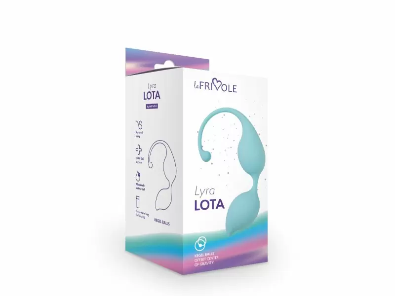 Вагинальные шарики Lota аквамарин