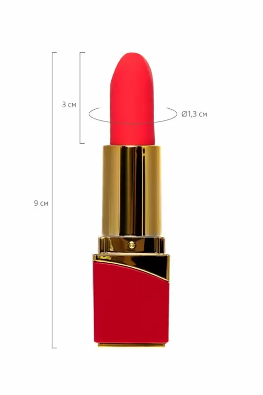 Вибропуля в виде губной помады Flovetta by Toyfa Pansies. ABS-пластик, 9 см