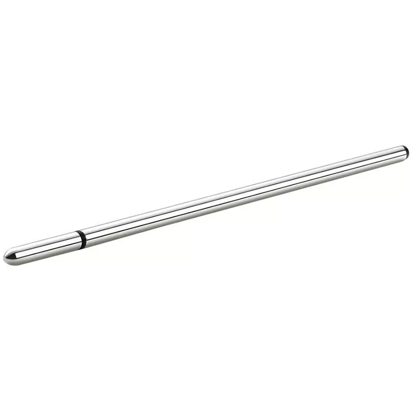 Электростимулятор уретры Thin Finn удлиненный – серебристый