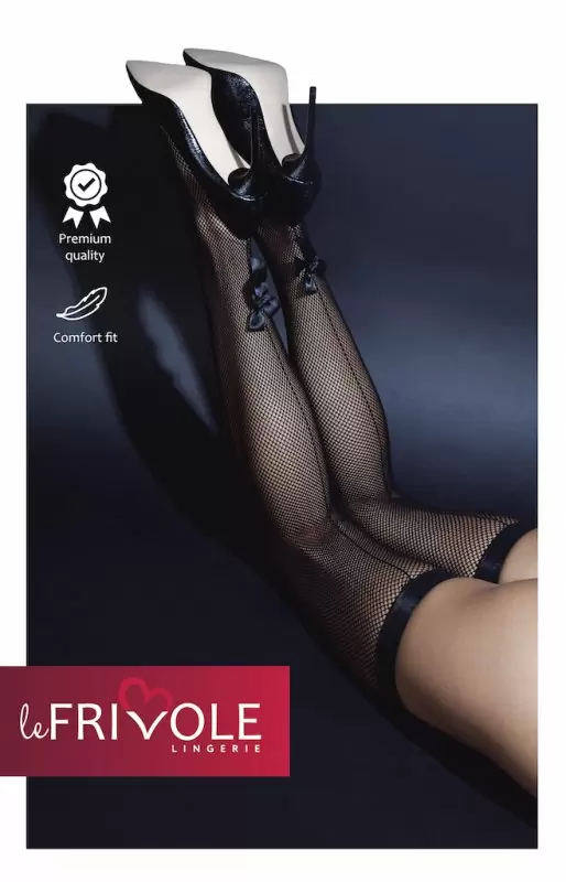 Чулки со стрелками и бантиком сзади (Sense)