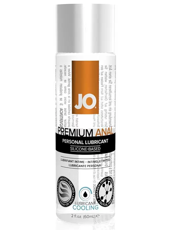 Охлаждающий анальный лубрикант на силиконовой основе JO Premium Cool - 75 мл