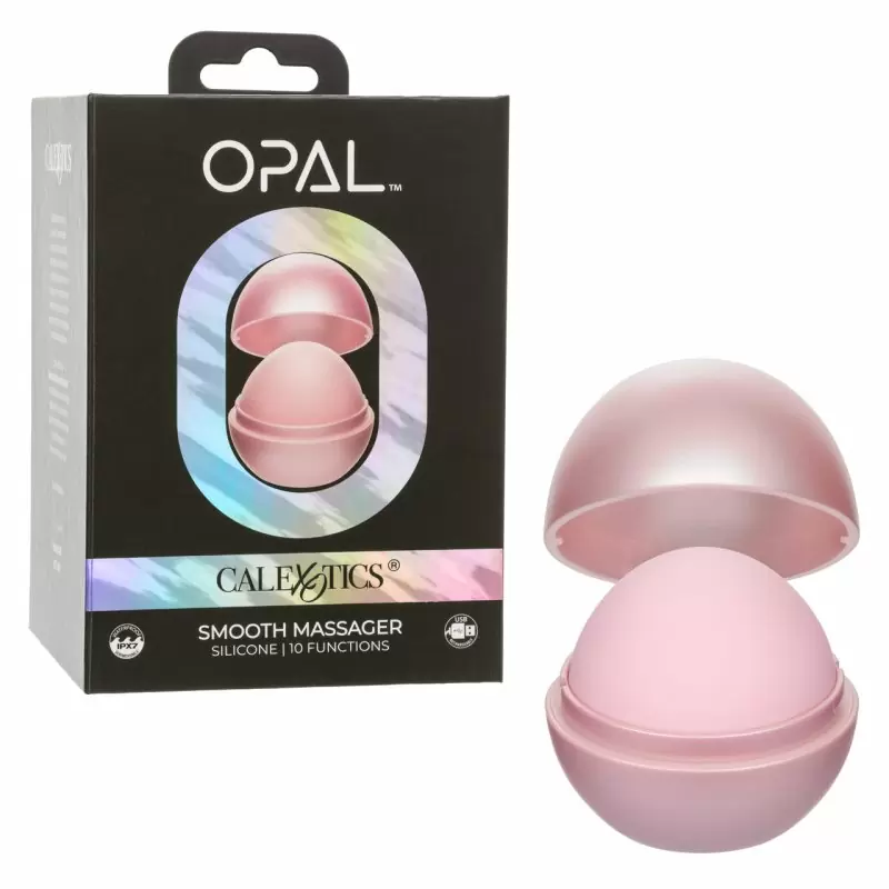 Универсальный вибратор OPAL RIPPLE MASSAGER, 10,25 см, 10 режимов, розовый