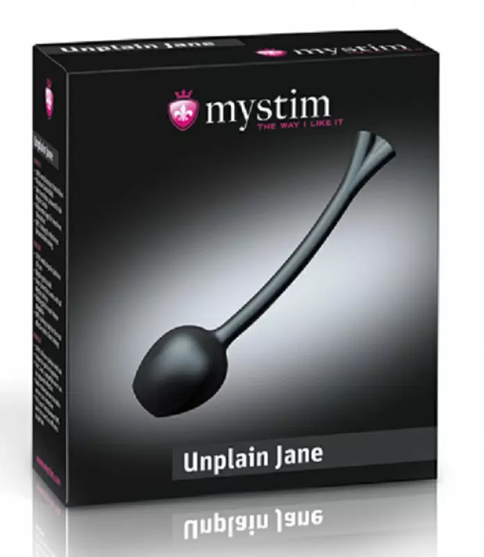 Шарик вагинальный Unplain Jane Geisha - черный 
