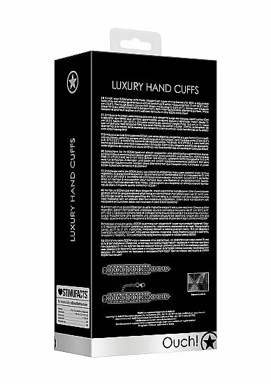 Наручники Luxury Hand Cuffs — оковы и фиксаторы для особых удовольствий