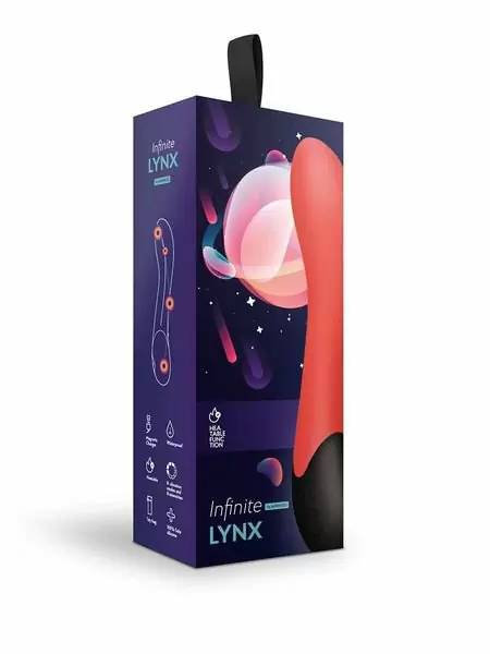 Нагреваемый G вибратор Lynx, цвет красный