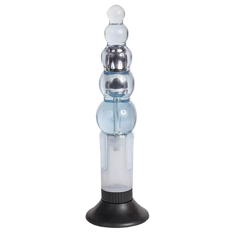 Анальный вибромассажер Water Soft Mounts на присоске – прозрачный