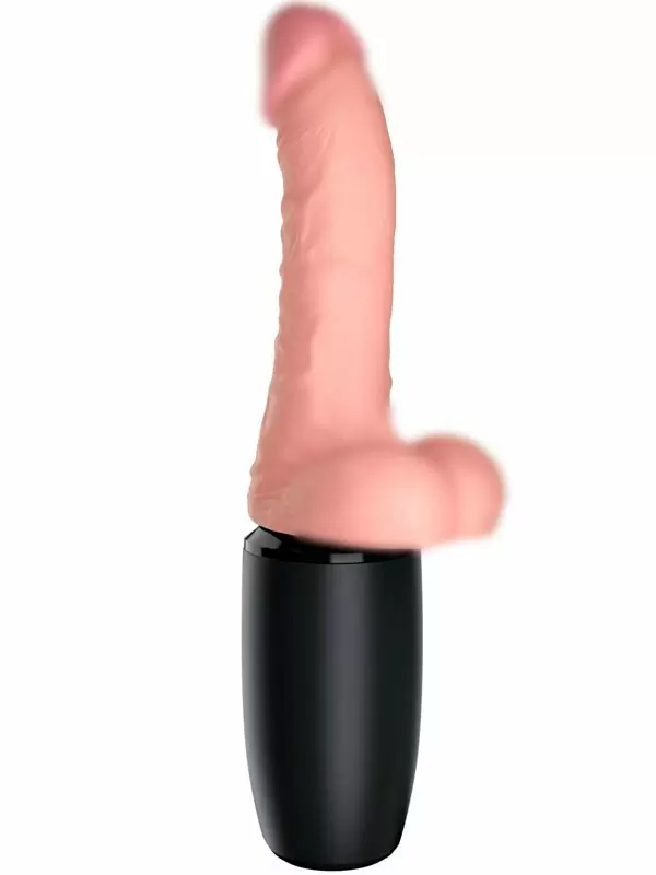 Компактная секс-машина Pipedream King Cock Plus, 14 см, TPE, 7 режимов