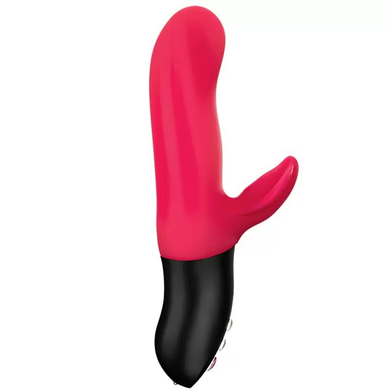Пульсирующий вибратор-кролик Fun Factory Bi Stronic Fusion 21,5 см, с функцией толчков, красный