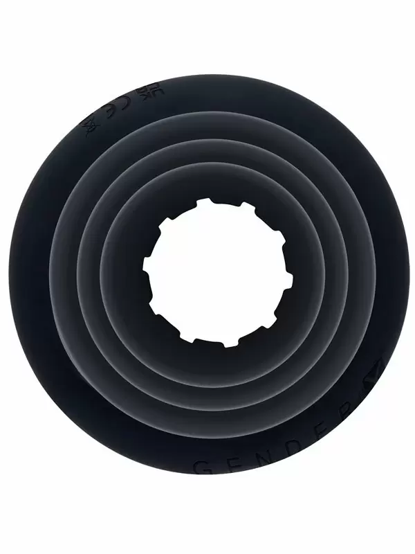 Уникальный анальный вибростимулятор Evolved Echo, со съёмной насадкой, 10 режимов, 15,3 см