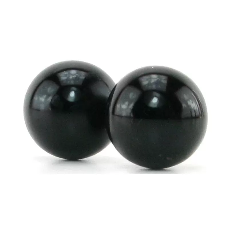 Вагинальные шарики Small Black Glass Ben-Wa Balls