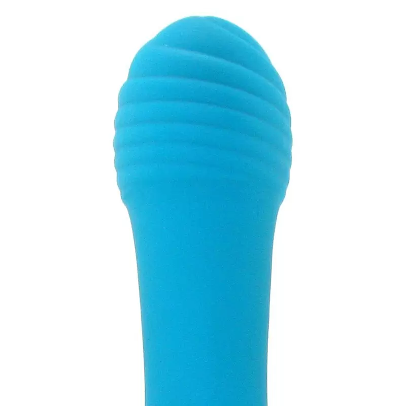 Вибромассажер рельефный Virgo – голубой