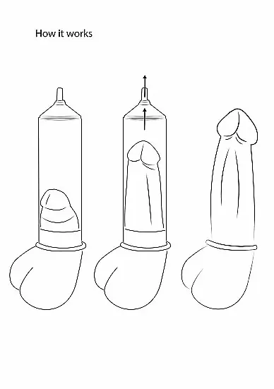 Автоматическая вакуумная помпа Rechargeable Automatic Cyber Pump with Sleeve - Transparent