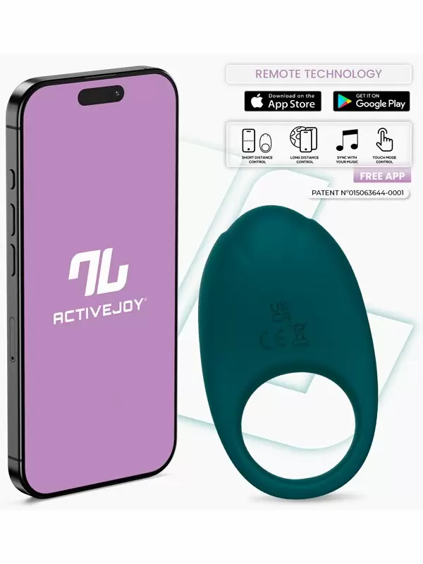 Интерактивное эрекционное виброкольцо LoveCherry Ringo, 8,3 см, 10 режимов, силикон, зеленый