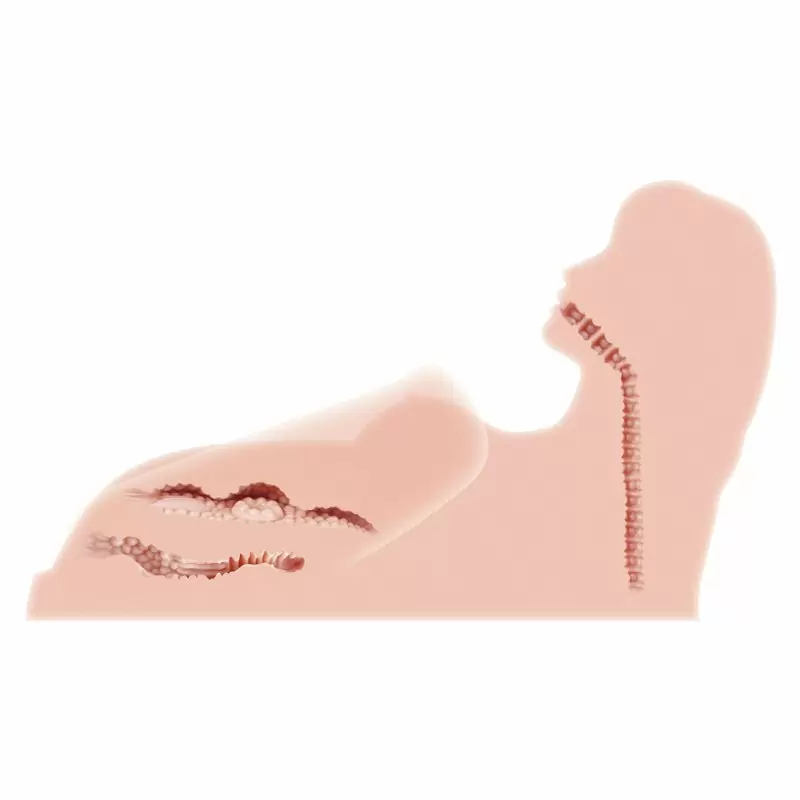 Привлекательная мини секс кукла Hera 3+ с вибрацией, ротацией и звуком – телесный