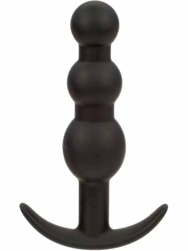 Анальная виброёлочка California Exotic Novelties Boundless Vibrating Beaded Plug, для ношения, 10 режимов, силикон