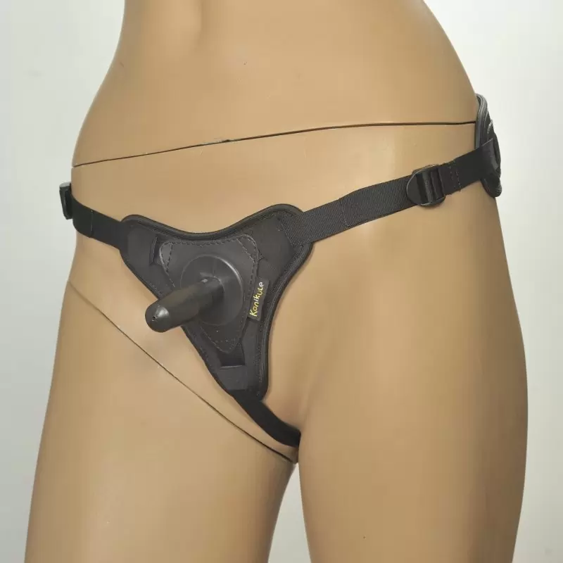 Страпон-трусики Kanikule Anatomic Thong Vac-u-Lock – черный