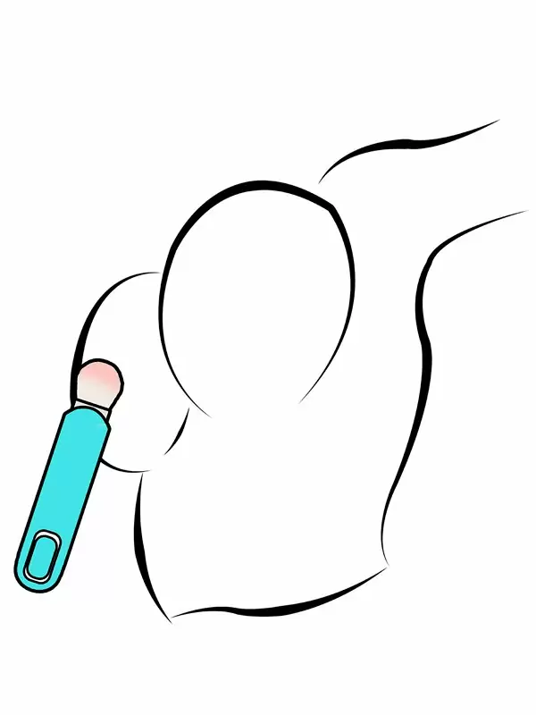 Многофункциональная вибропуля Youvic, 17,1 см, 10 режимов, с кисточкой, силикон, бирюзовый