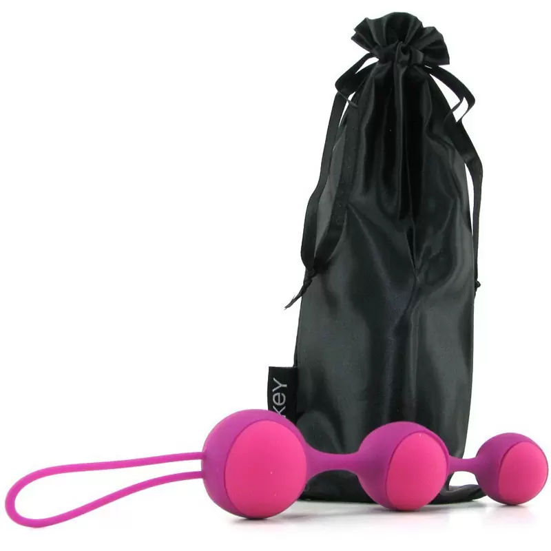 Набор из 3-х вагинальных шариков разного веса Stella III - Pink