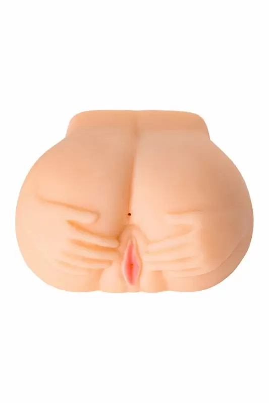 Реалистичный мастурбатор вагина и анус TOYFA Juicy Pussy Camille с вибрацией - телесный