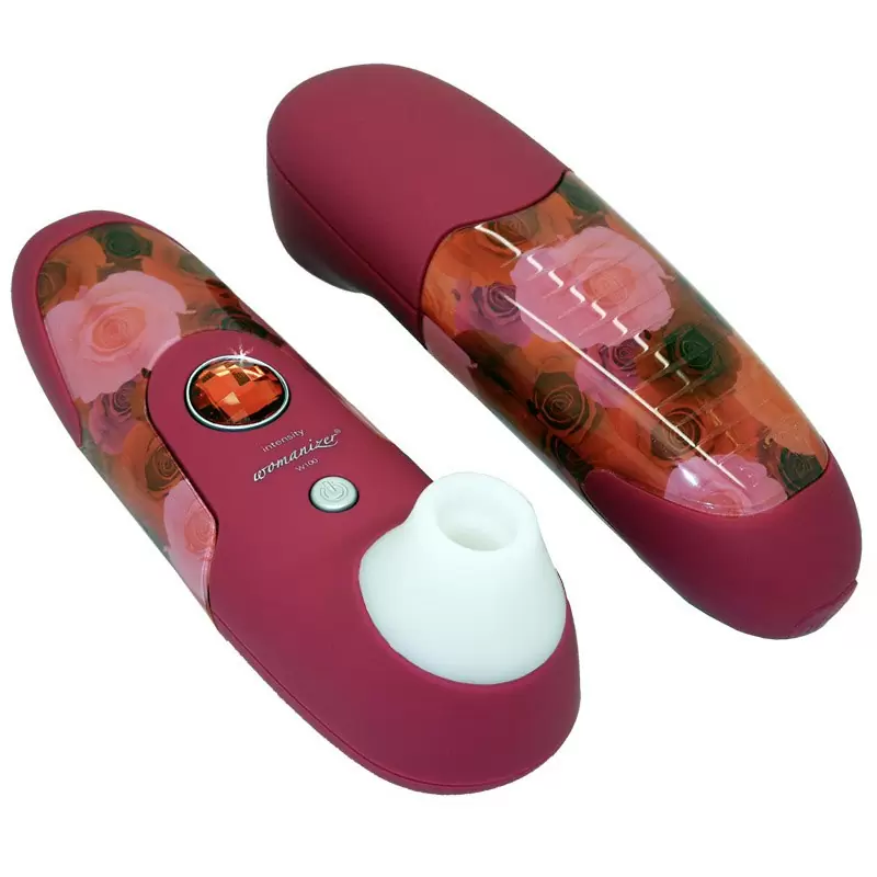 Бесконтактный стимулятор клитора Womanizer limited edition, уникальный дизайн, 16 см, красный