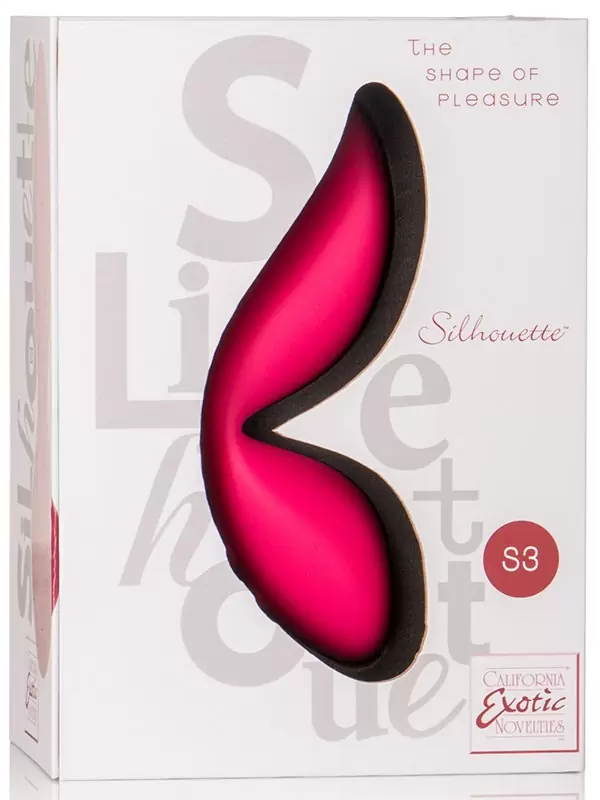 Вибромассажер Silhouette S3 перезаряжаемый – красный