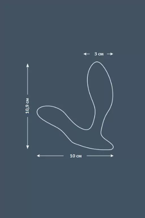 Инновационный массажер простаты We-Vibe Vector - темно серый