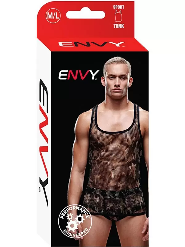 Мужская майка-борцовка милитари - M/L