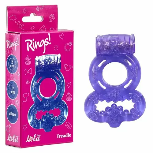 Эрекционное кольцо Rings Treadle purple 0114-61Lola