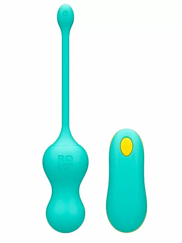 Вибратор для G-точки Romp Cello, 18,2 см, силикон, мятный