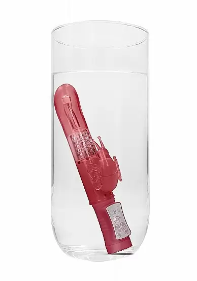 Вибратор кролик Rotating Butterfly (красный)