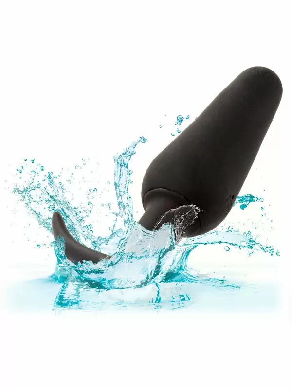 Анальная вибропробка California Exotic Novelties Vibrating Slim Plug, для ношения, 10 режимов, силикон, 10 см