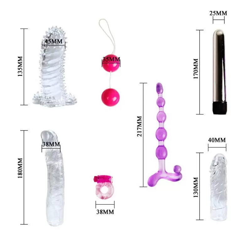 Новогодний подарочный набор Fantasy Kit из 7 игрушек для двоих