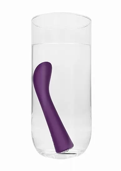 Гибкий вибратор Glimmer, 20,5 см, 10 режимов, силикон, фиолетовый