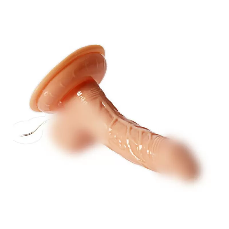 Реалистичный дилдо с вибрацией на присоске Super Vibro Dong – розовый