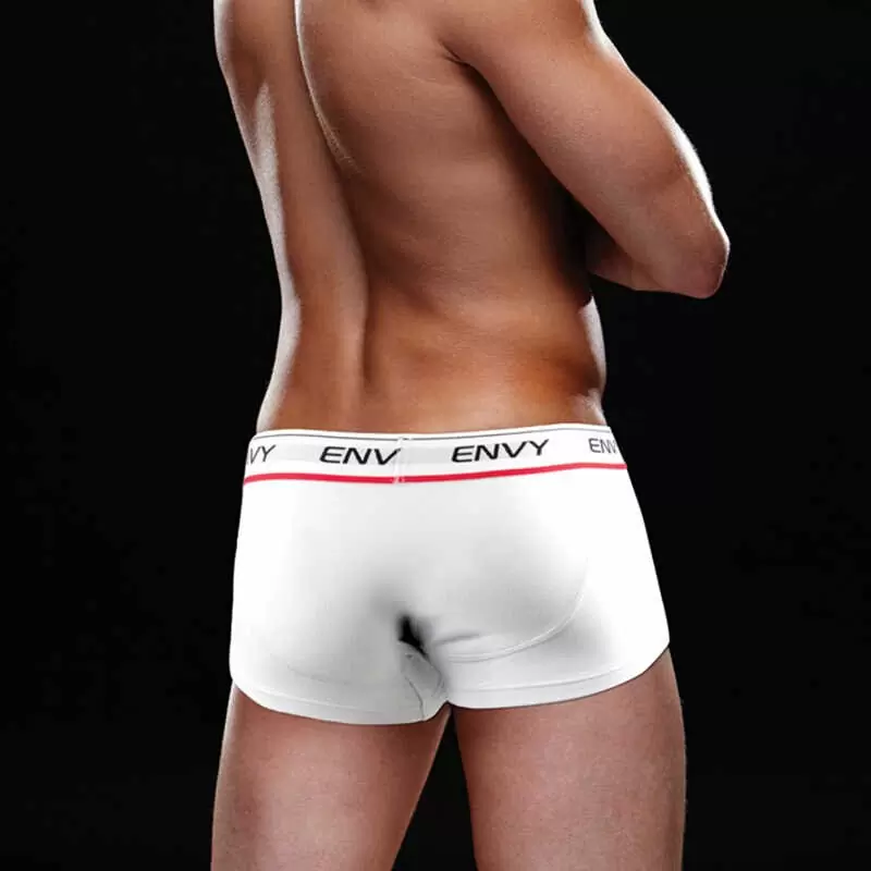Трусы-хипсы мужские с логотипом, белые, L/XL