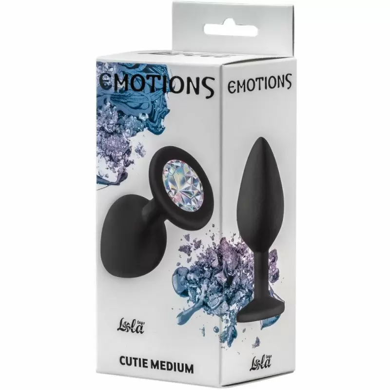 Анальная пробка Emotions Cutie Medium Black moonstone crystal 4012-08Lola