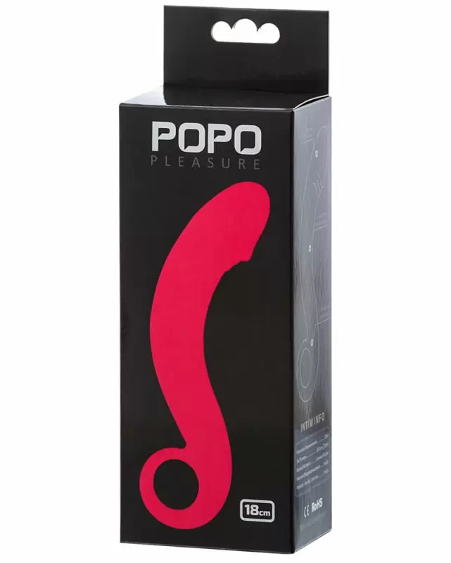 Анальный стимулятор TOYFA POPO Pleasure с имитацией головки пениса – розовый