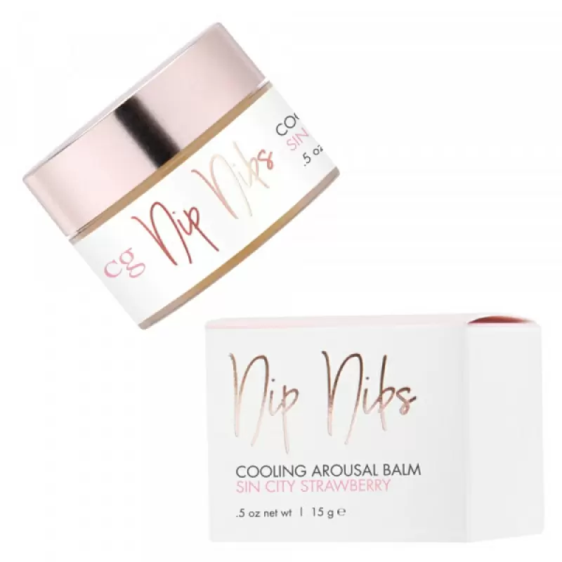 Бальзам для сосков клубничный, покалывающий CG Sin City Strawberry 15 мл.