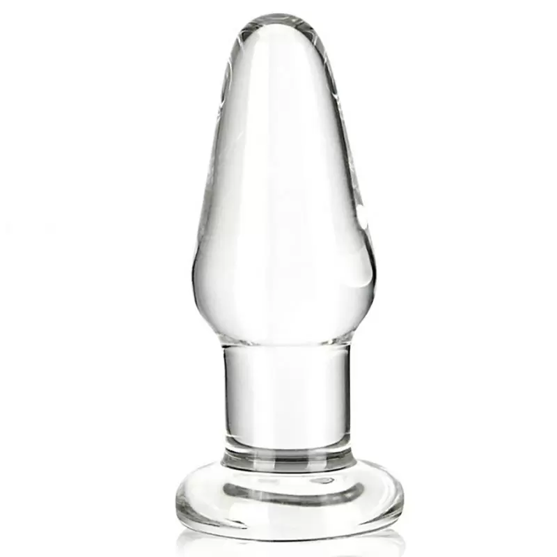 Анальный плаг Glass Butt Plug классический – прозрачный