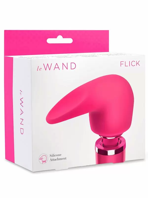 Насадка на ванд le WAND FLICK, для имитации орального секса, розовая 