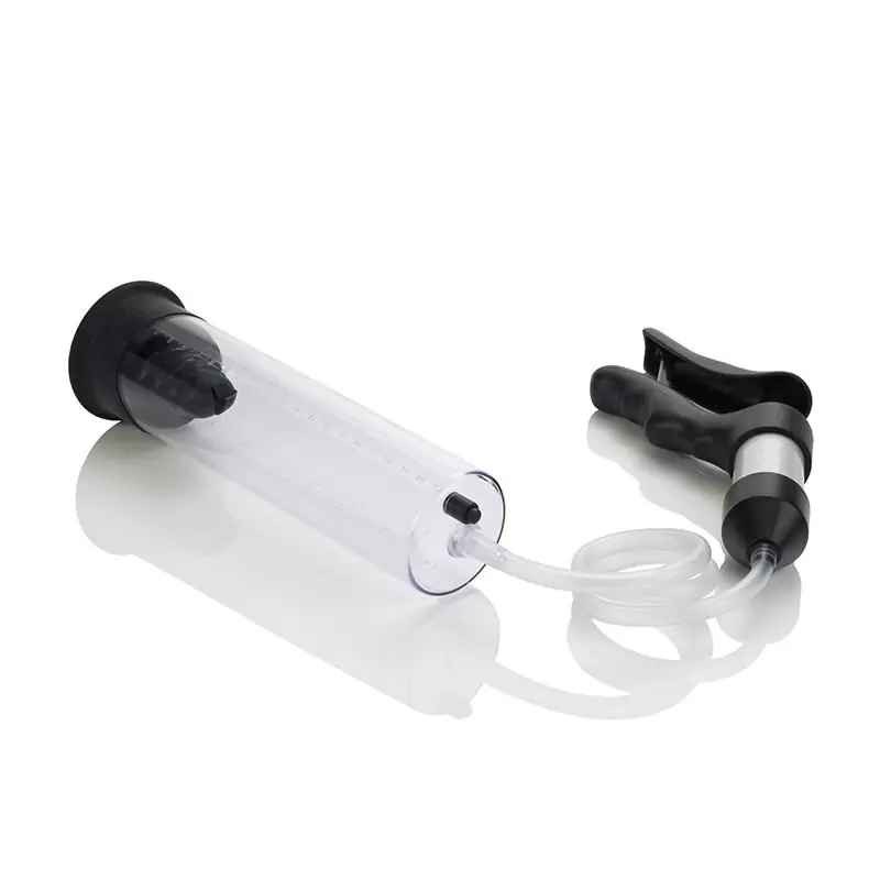 Вакуумная помпа Quick Draw с эрекционным кольцом – прозрачный