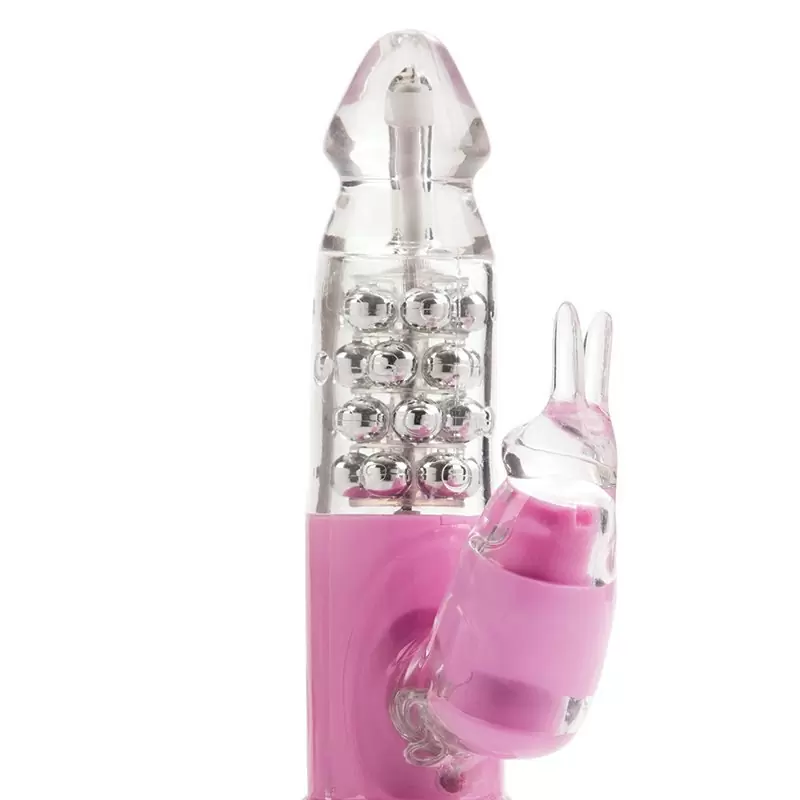 Хай-тек вибратор-кролик California Exotic Novelties First Time Jack Rabbits — розовый, 23,5 см