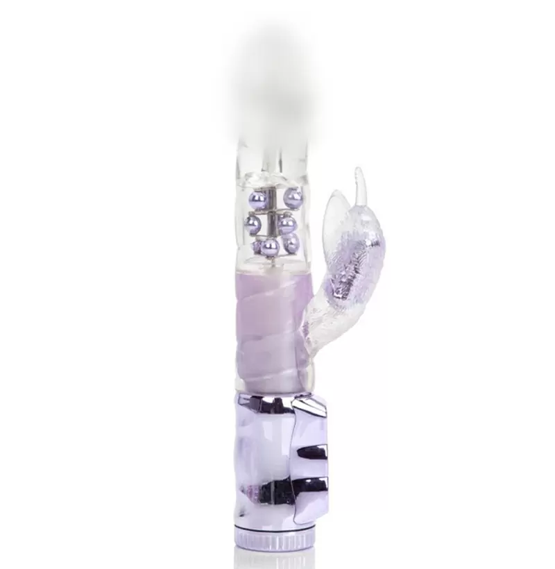 Хай-Тек вибратор Purely Decadent с ротацией – фиолетовый